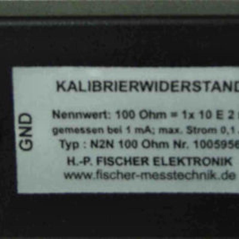 Niederohm-Kalibrierwiderstände